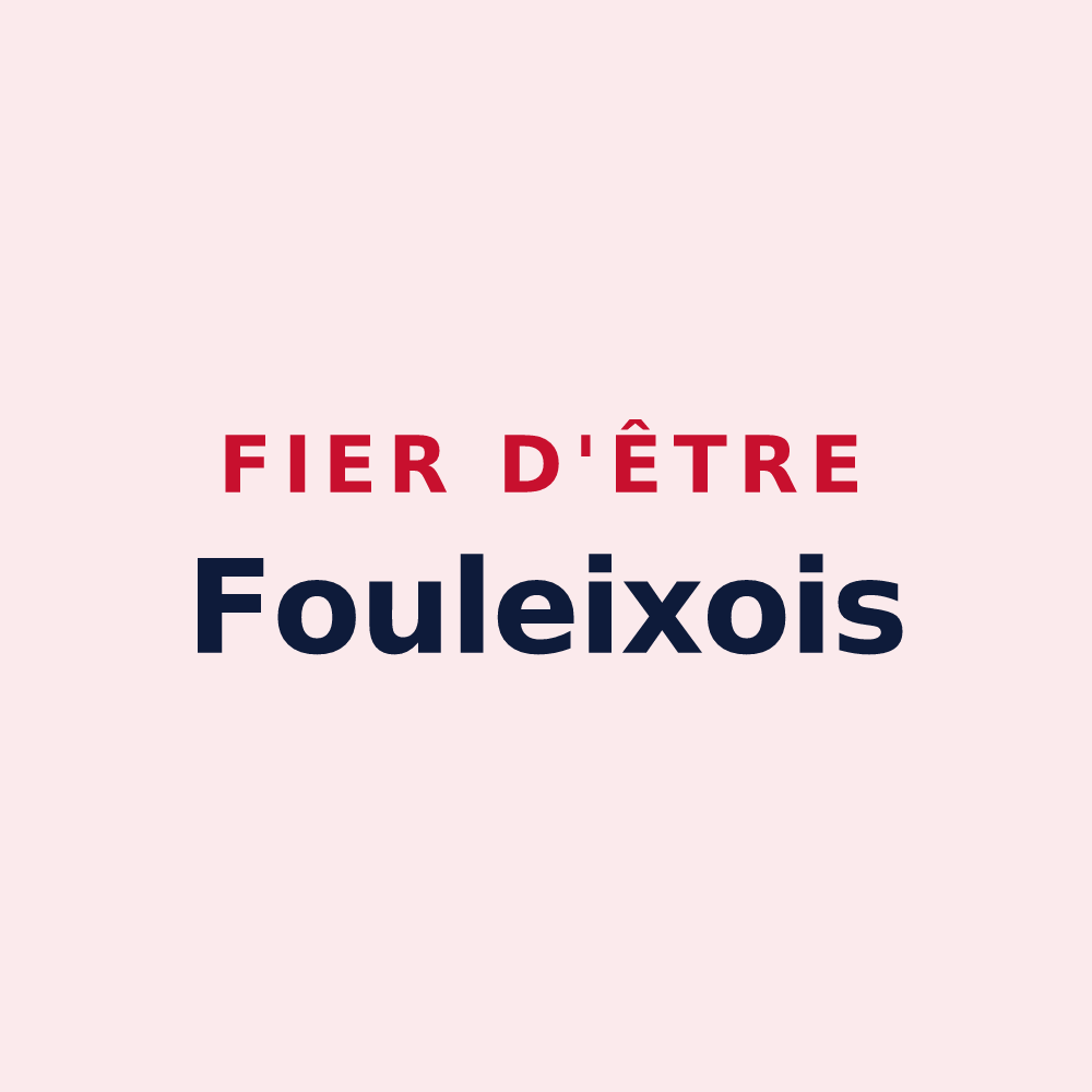 Magnet « Fier d'être Fouleixois » — design pour Fouleix