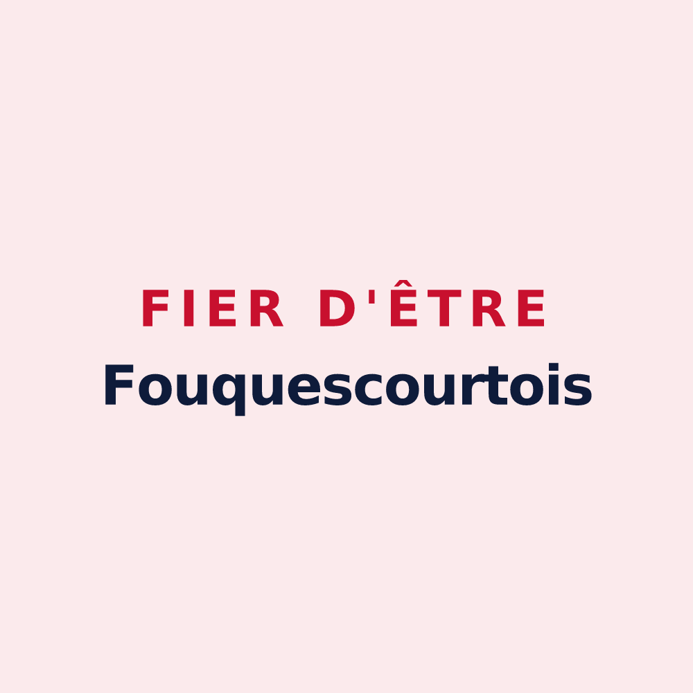 Magnet « Fier d'être Fouquescourtois » — design pour Fouquescourt