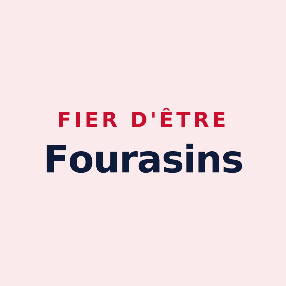 Magnet « Fier d'être Fourasins » — design pour Fouras