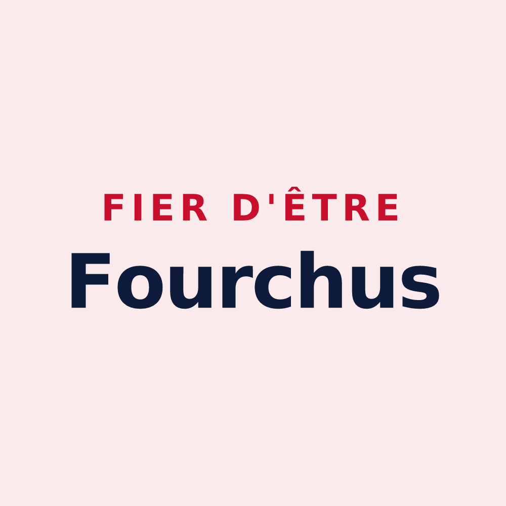 Magnet « Fier d'être Fourchus » — design pour Fourches