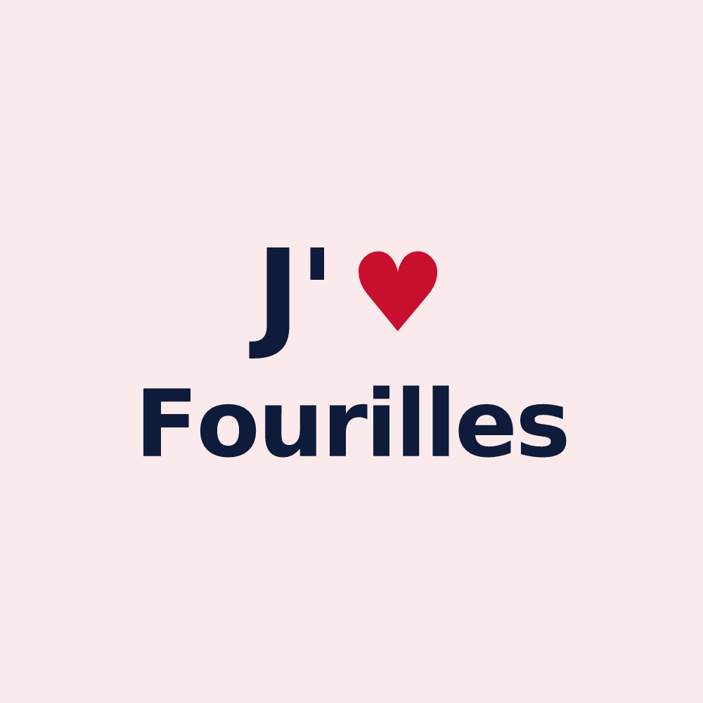Magnet personnalisé Fourilles — design J'aime Fourilles