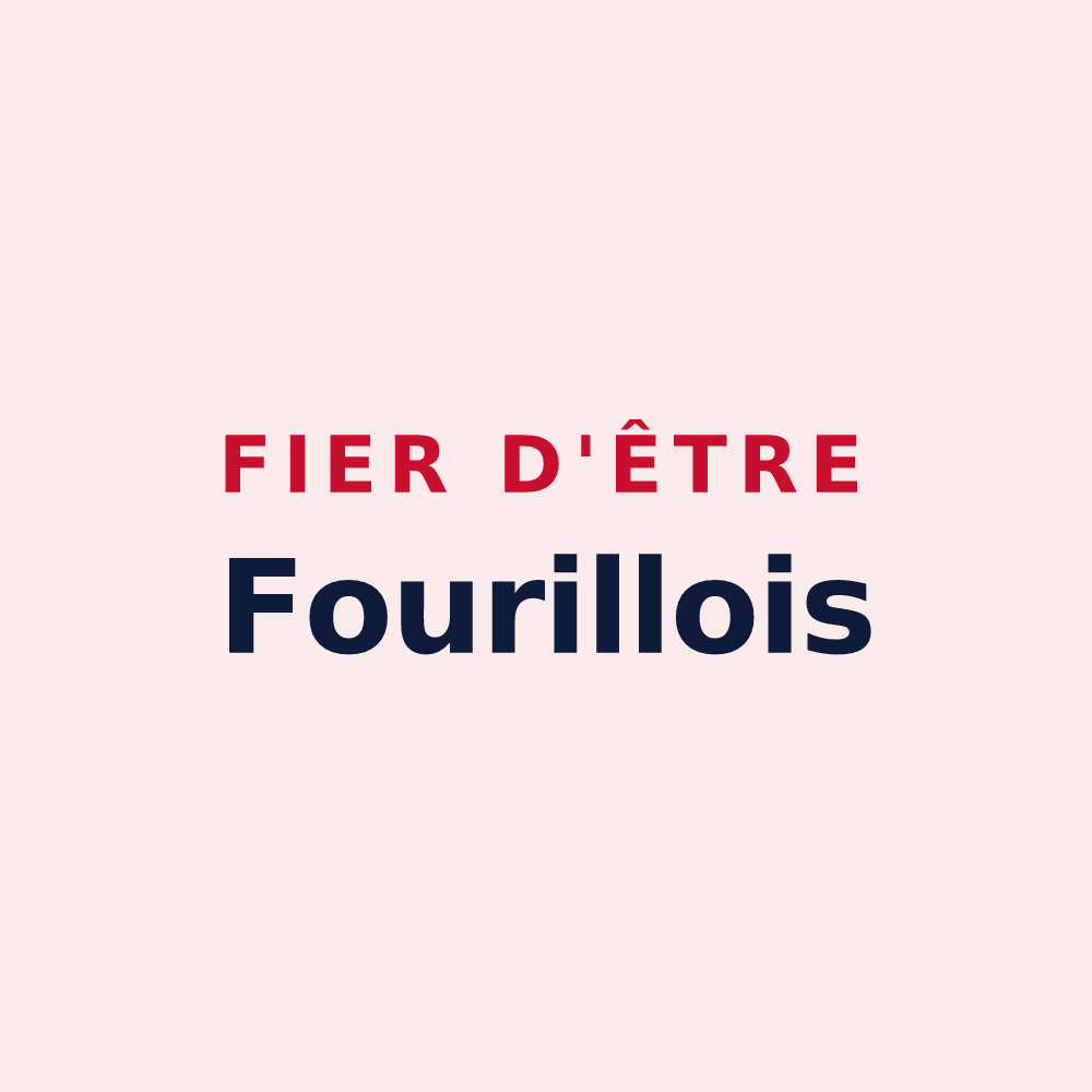 Magnet « Fier d'être Fourillois » — design pour Fourilles