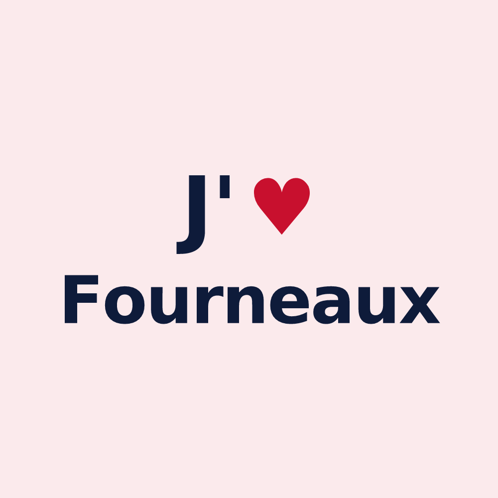 Magnet personnalisé Fourneaux — design J'aime Fourneaux