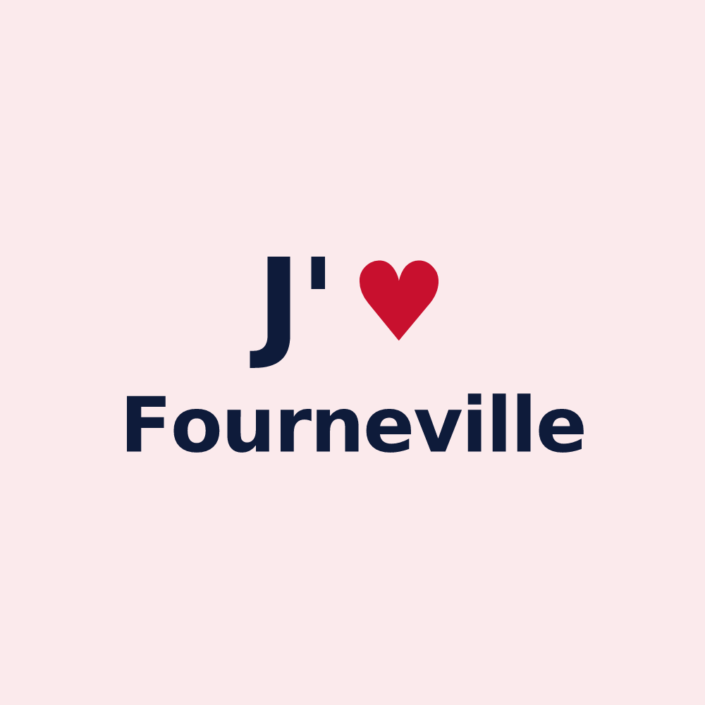 Magnet personnalisé Fourneville — design J'aime Fourneville