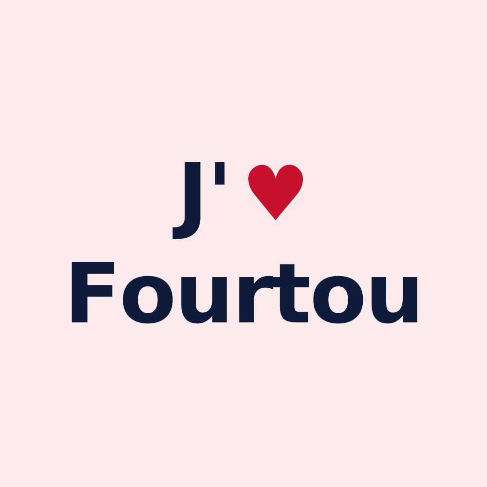 Magnet personnalisé Fourtou — design J'aime Fourtou