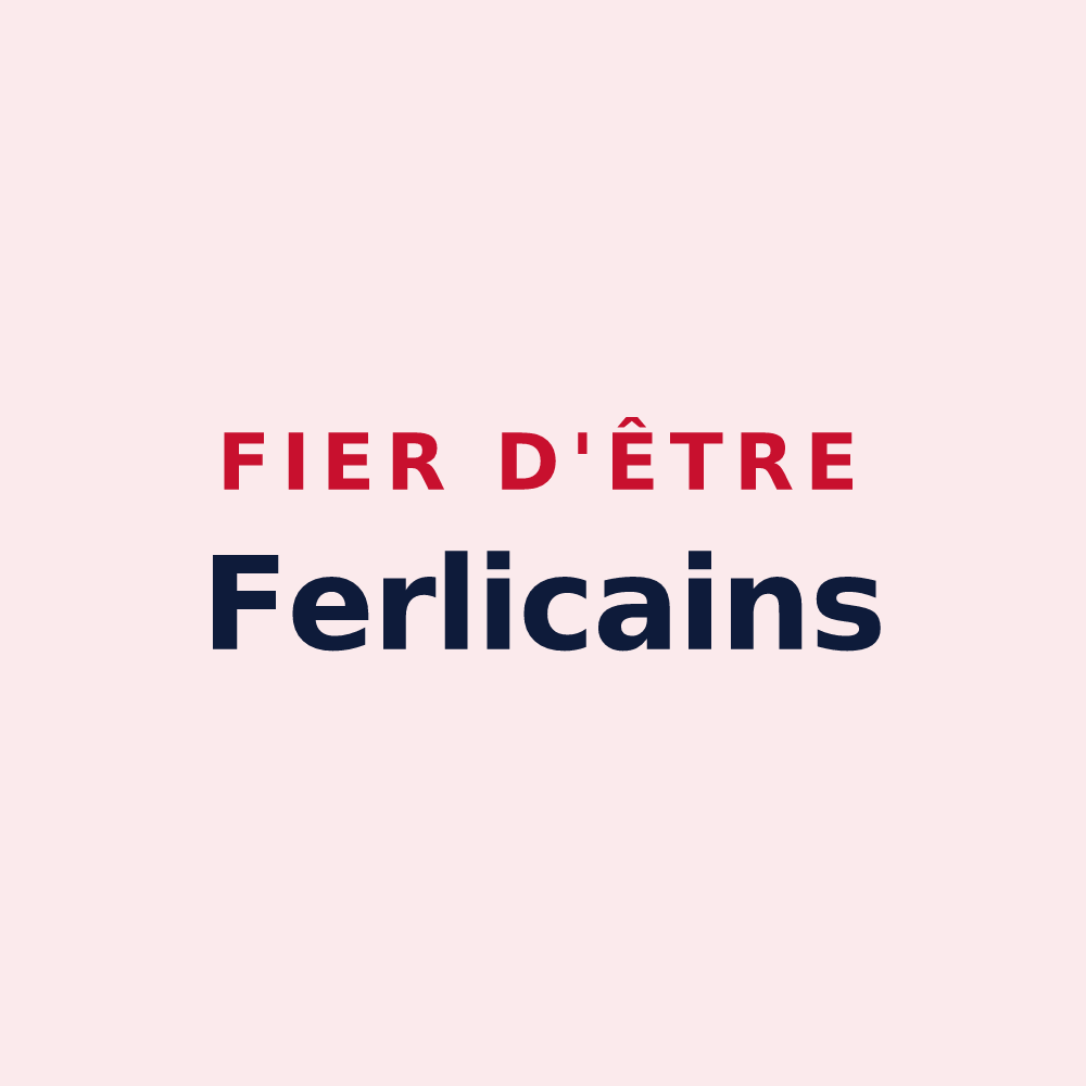 Magnet « Fier d'être Ferlicains » — design pour Fraillicourt