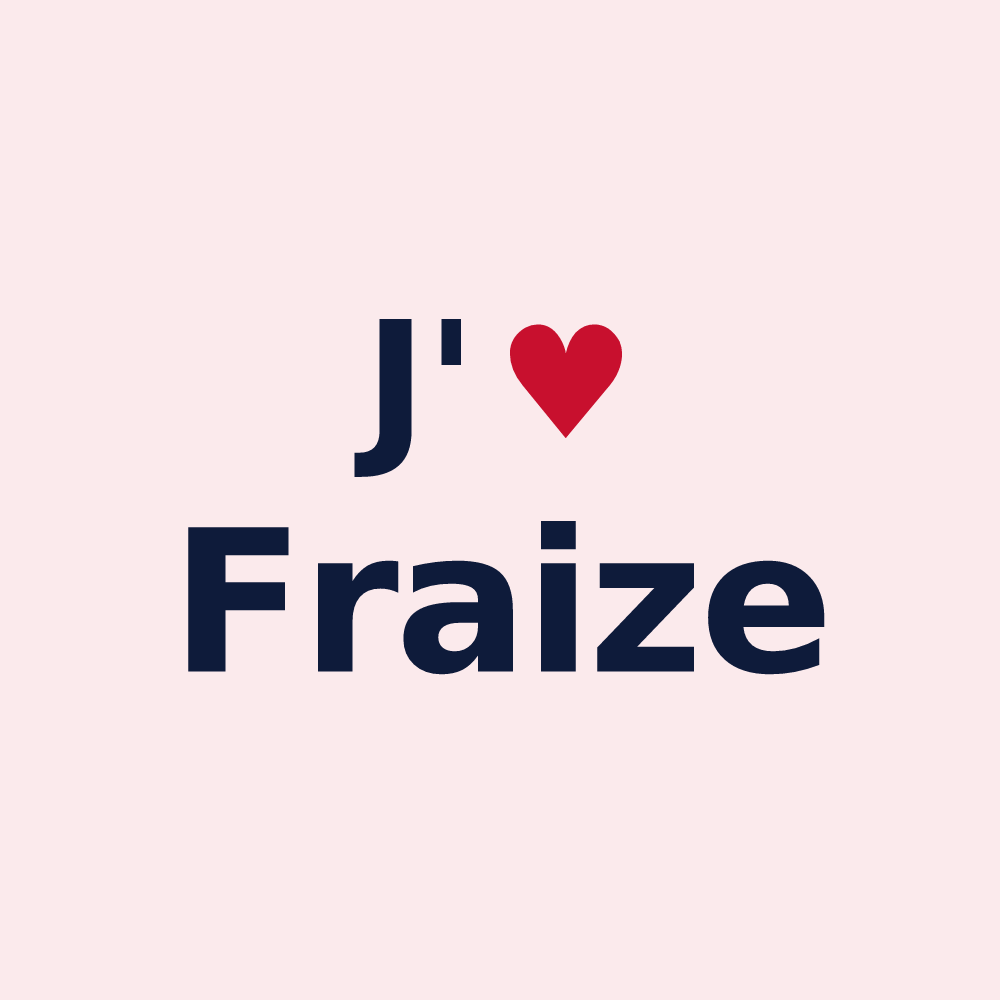 Magnet personnalisé Fraize — design J'aime Fraize