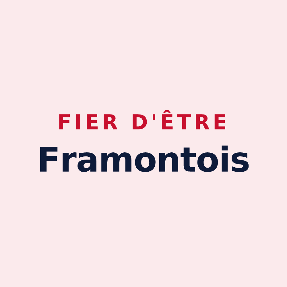 Magnet « Fier d'être Framontois » — design pour Framont