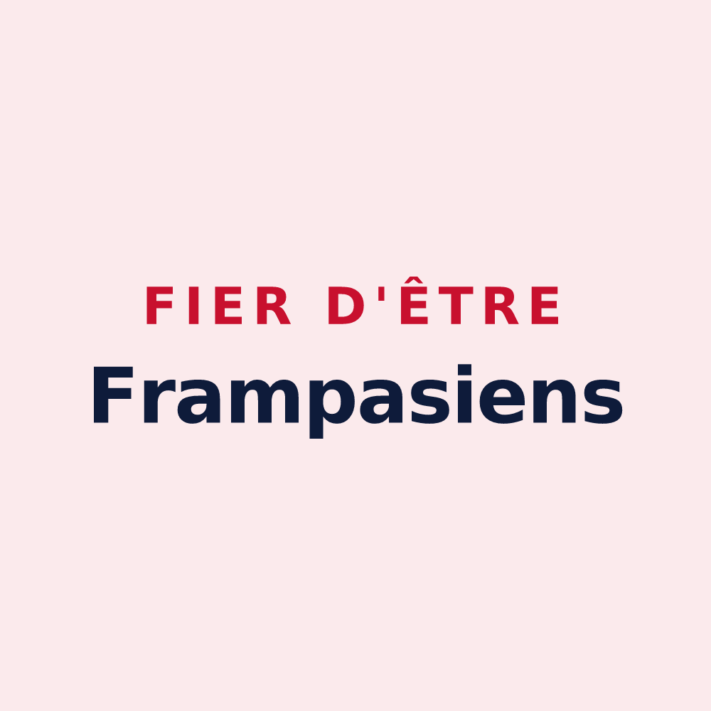 Magnet « Fier d'être Frampasiens » — design pour Frampas