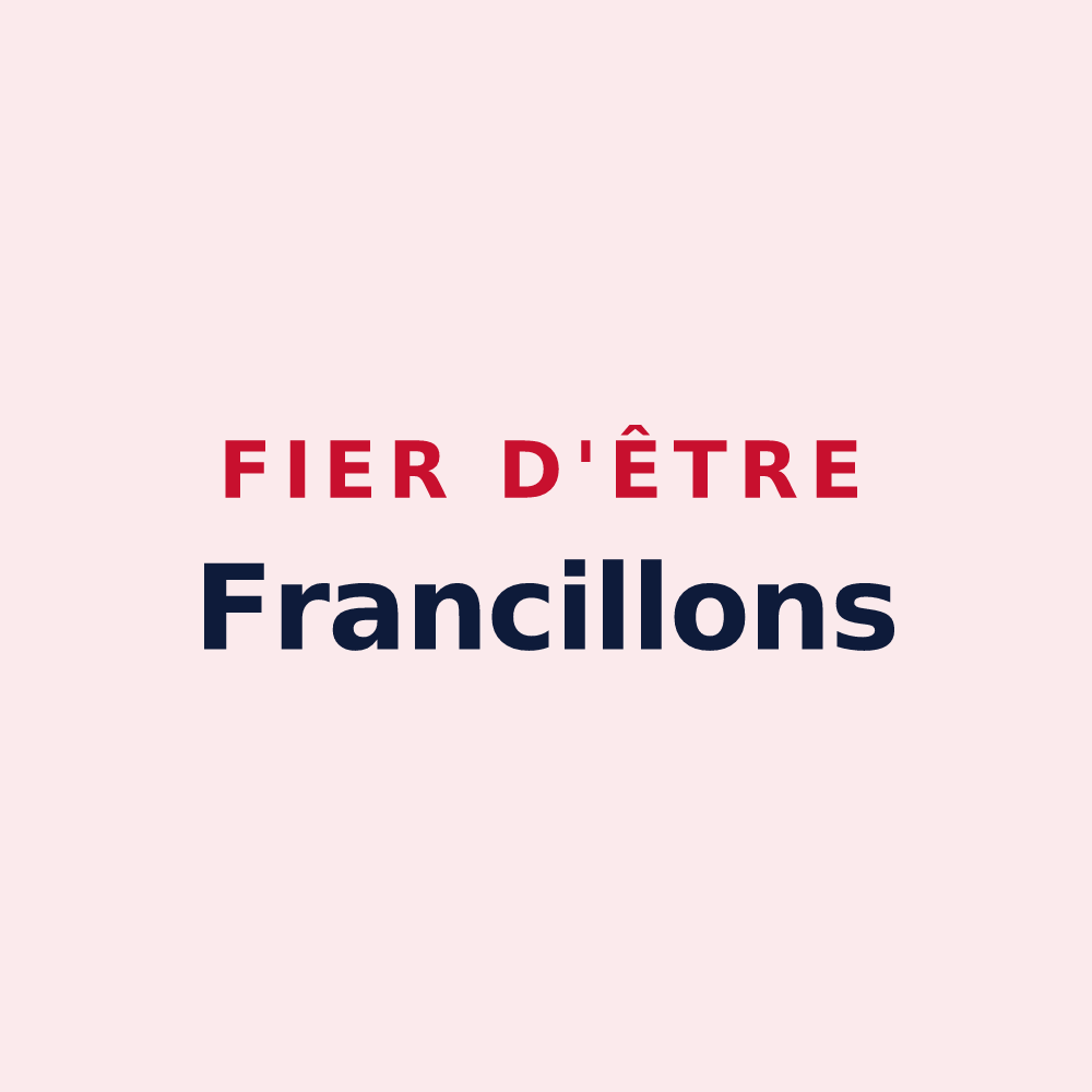 Magnet « Fier d'être Francillons » — design pour Françay