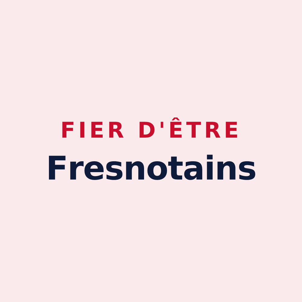 Magnet « Fier d'être Fresnotains » — design pour Frasnoy