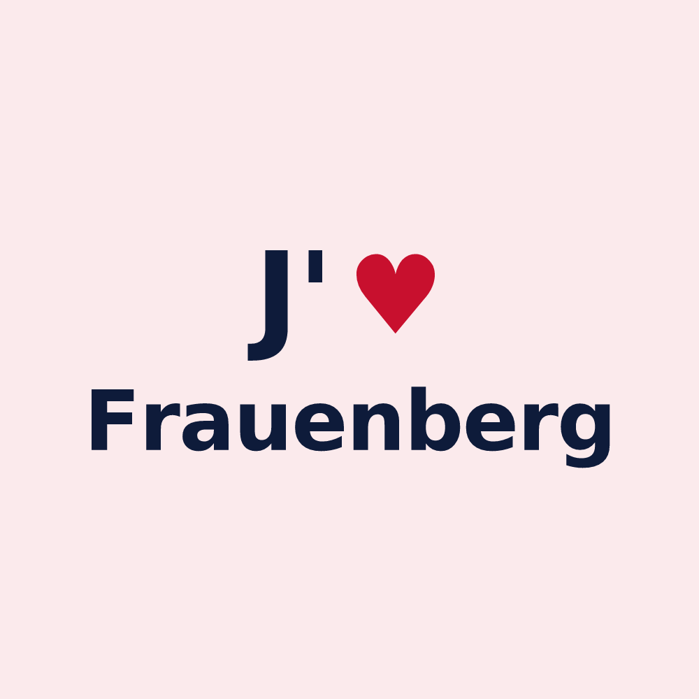Magnet personnalisé Frauenberg — design J'aime Frauenberg