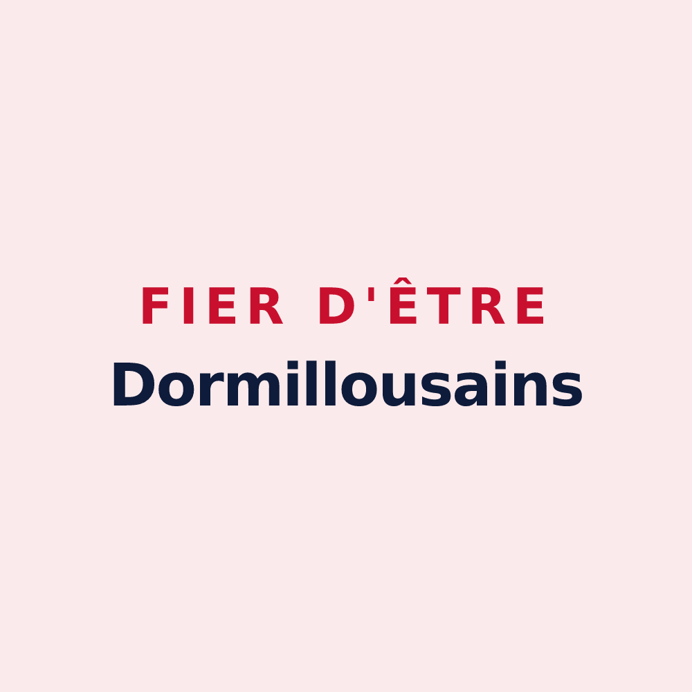 Magnet « Fier d'être Dormillousains » — design pour Freissinières