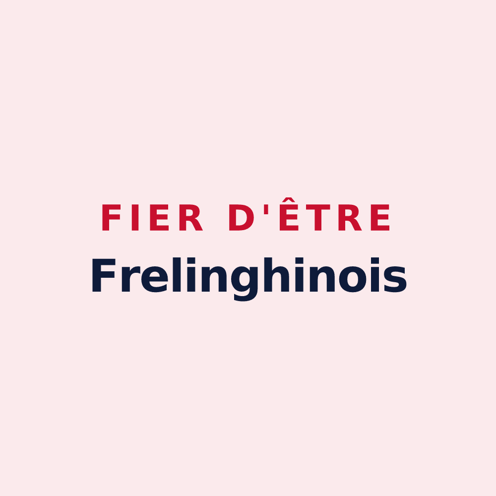 Magnet « Fier d'être Frelinghinois » — design pour Frelinghien
