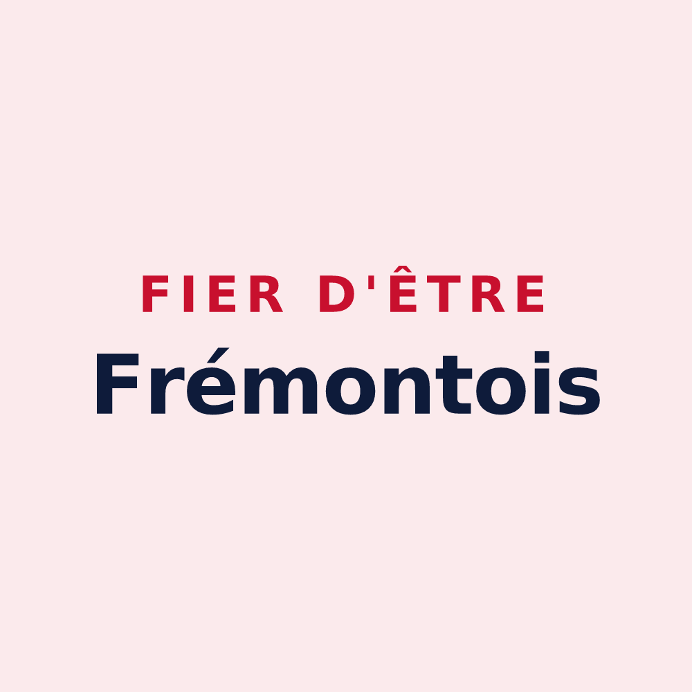 Magnet « Fier d'être Frémontois » — design pour Frémontiers