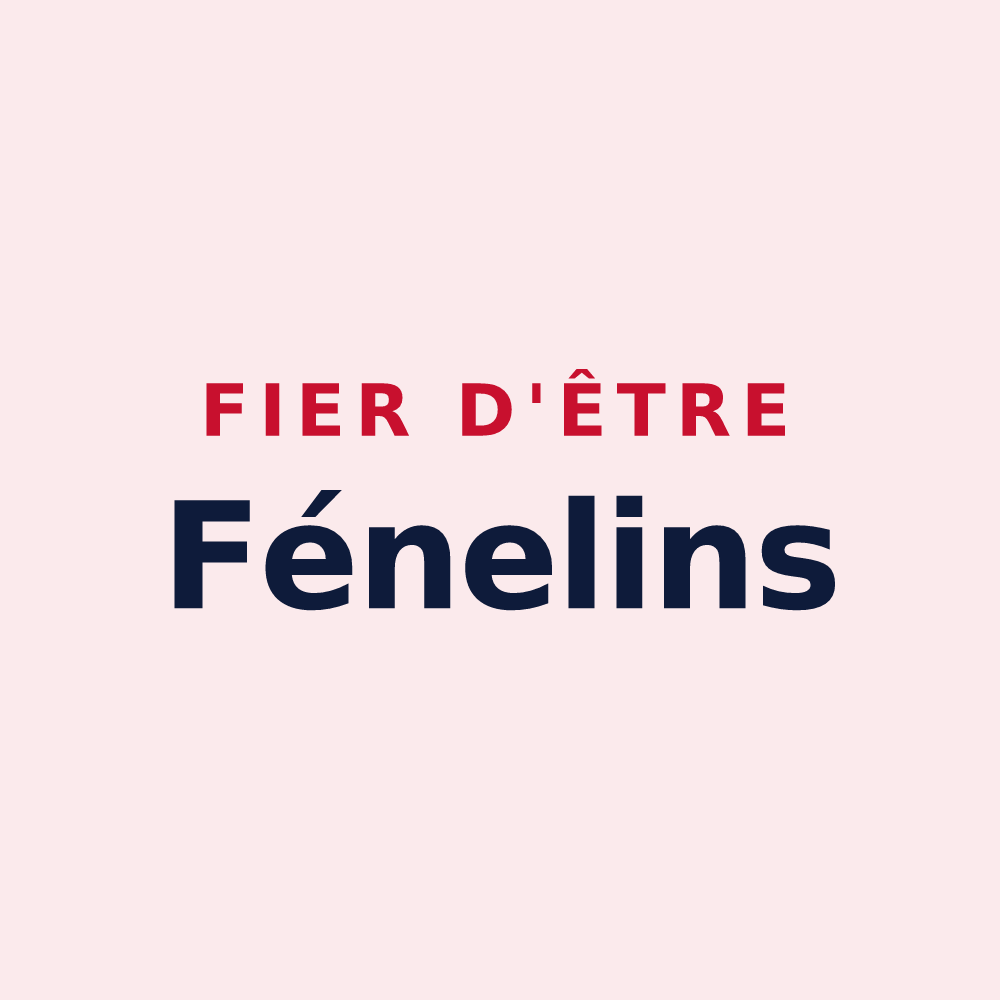 Magnet « Fier d'être Fénelins » — design pour Freney