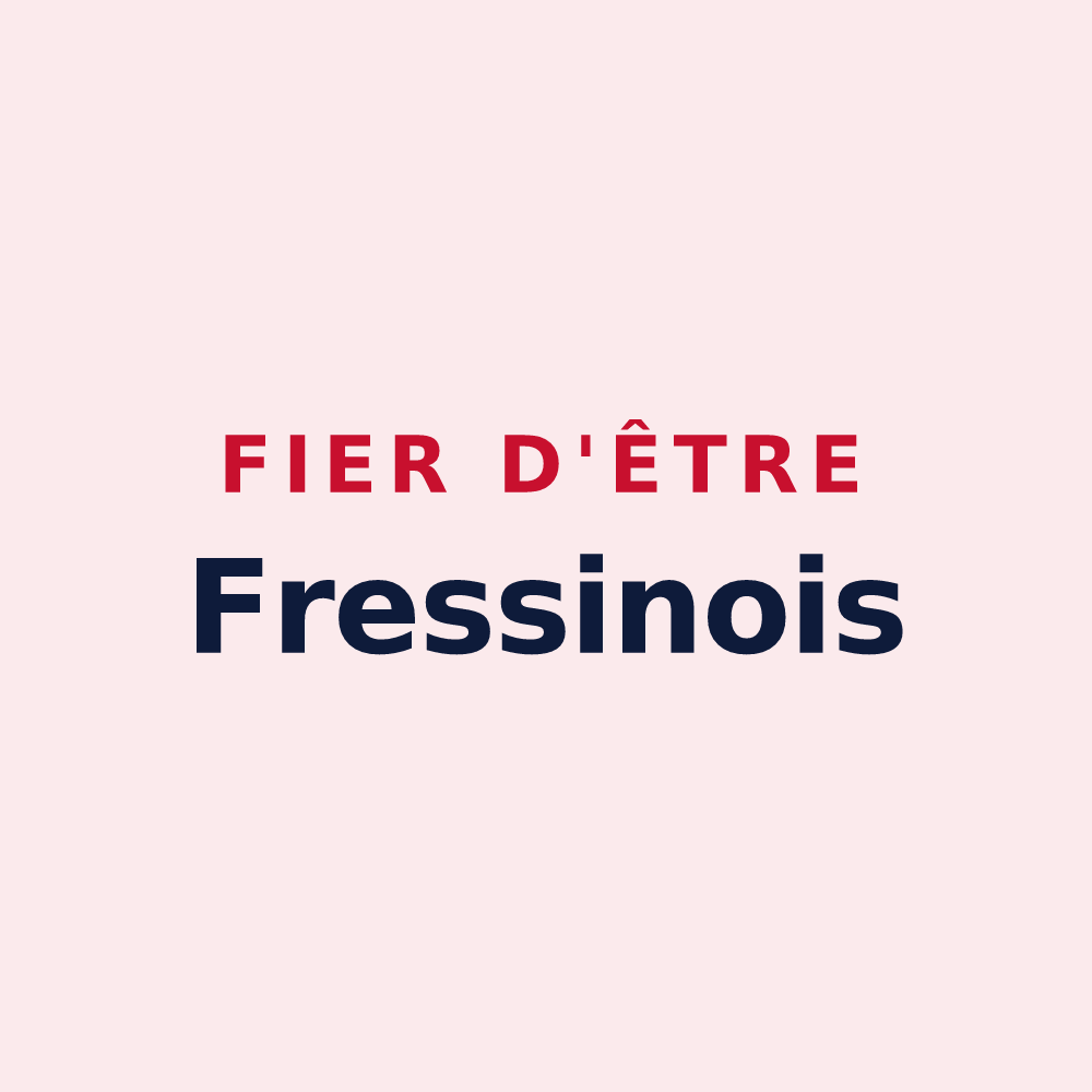 Magnet « Fier d'être Fressinois » — design pour Fressies