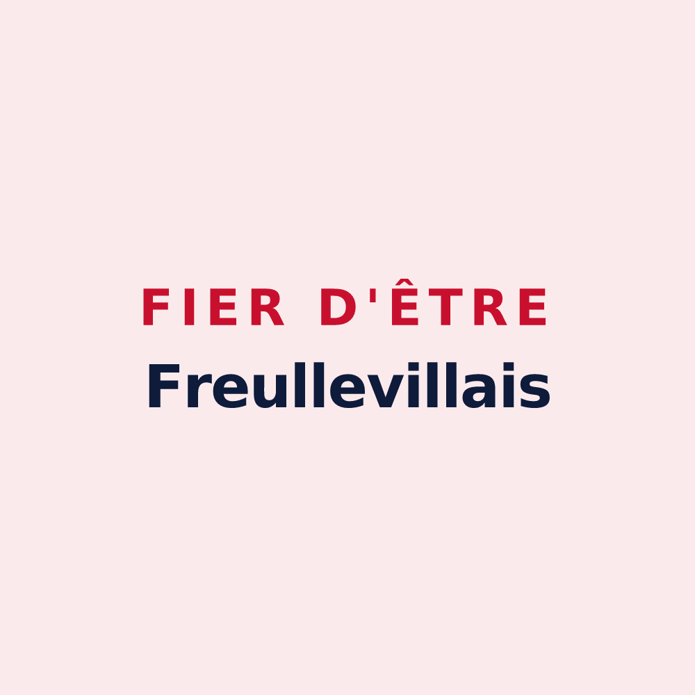 Magnet « Fier d'être Freullevillais » — design pour Freulleville