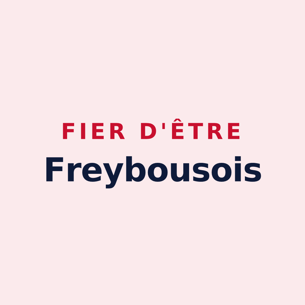 Magnet « Fier d'être Freybousois » — design pour Freybouse