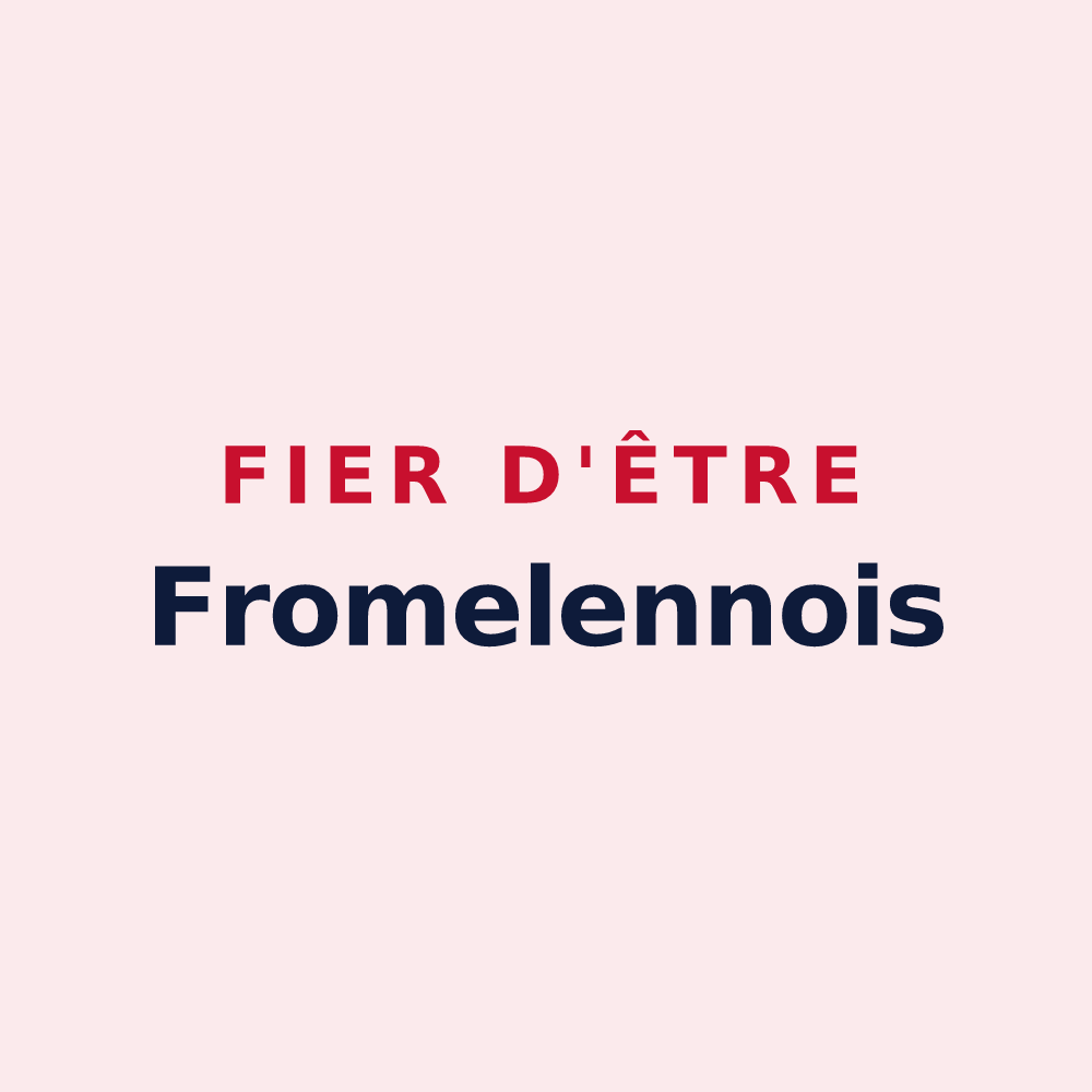 Magnet « Fier d'être Fromelennois » — design pour Fromelennes