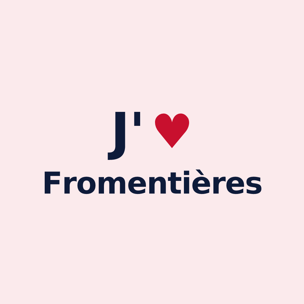 Magnet personnalisé Fromentières — design J'aime Fromentières