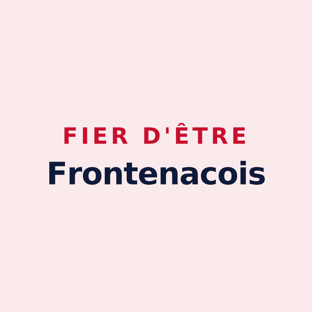 Magnet « Fier d'être Frontenacois » — design pour Frontenac