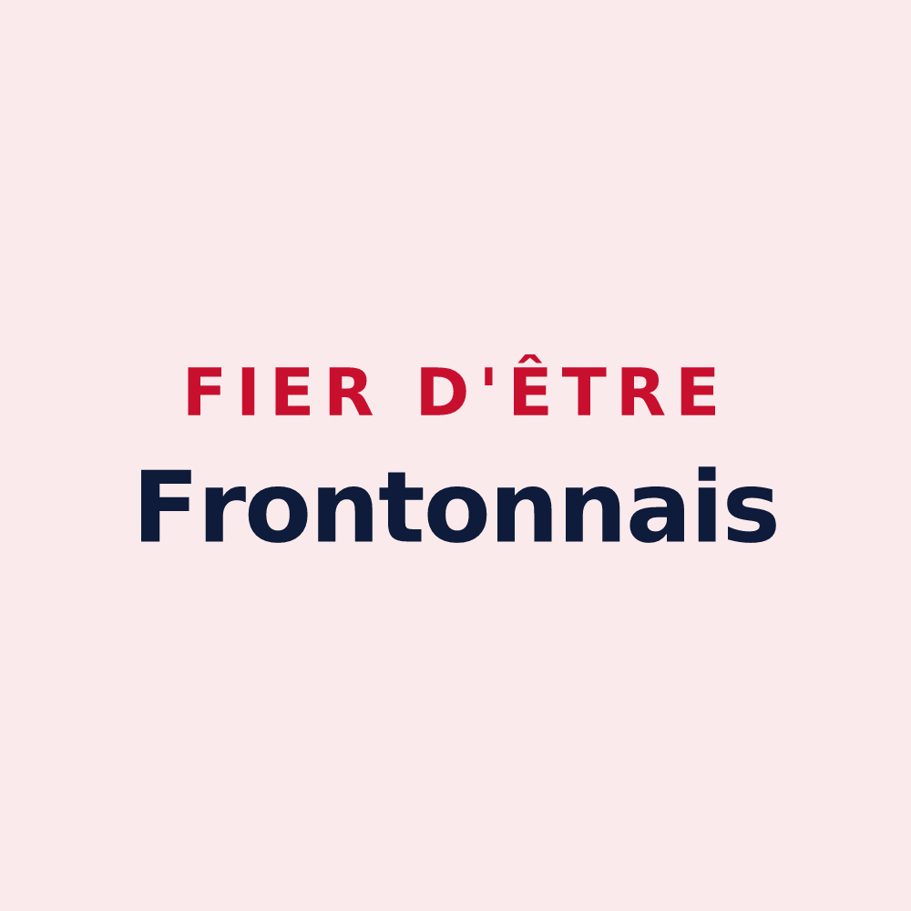 Magnet « Fier d'être Frontonnais » — design pour Fronton