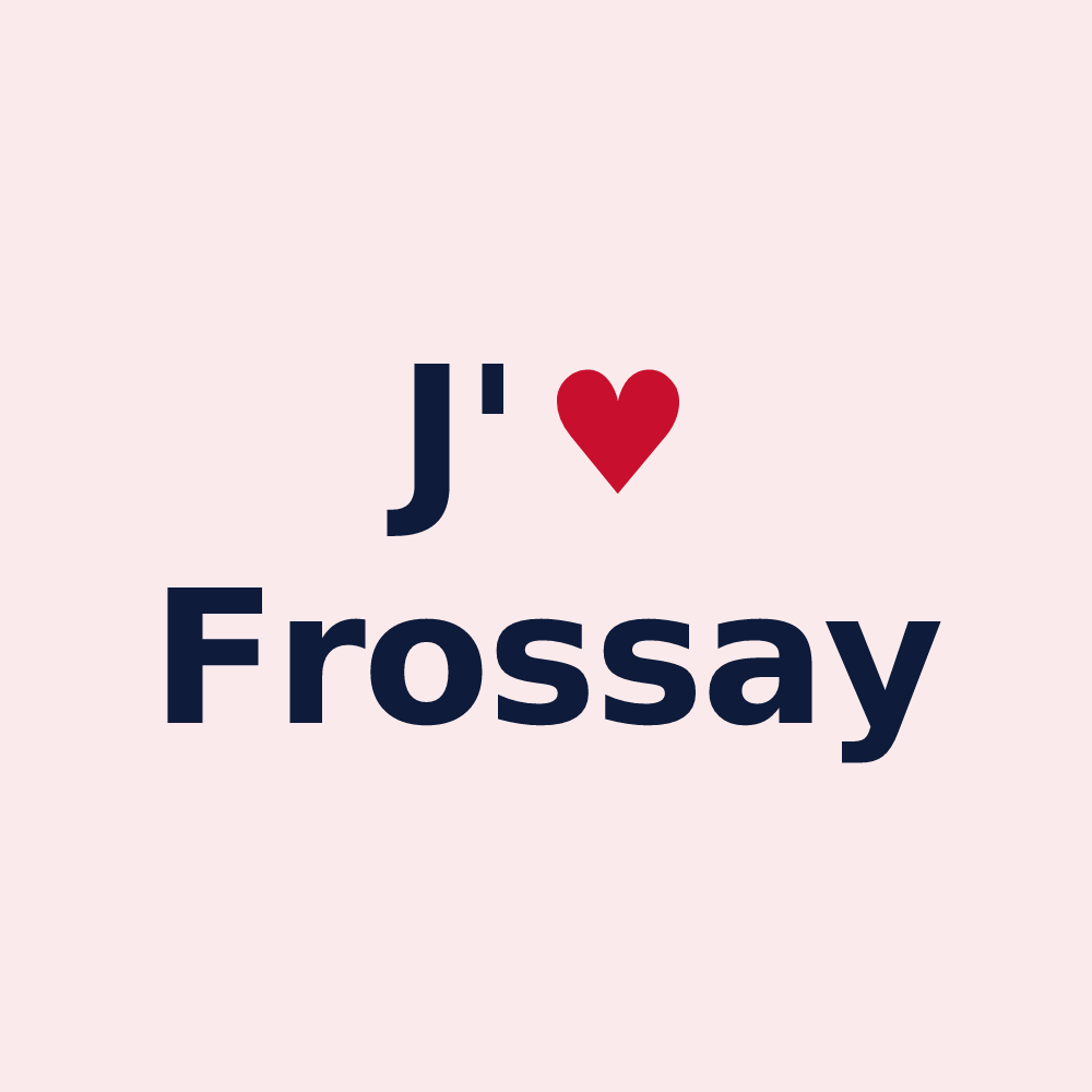 Magnet personnalisé Frossay — design J'aime Frossay