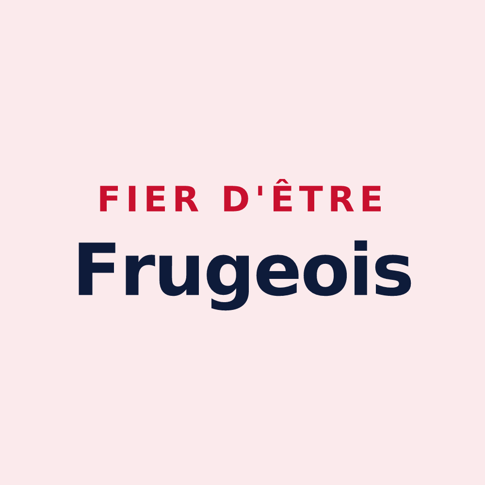 Magnet « Fier d'être Frugeois » — design pour Fruges