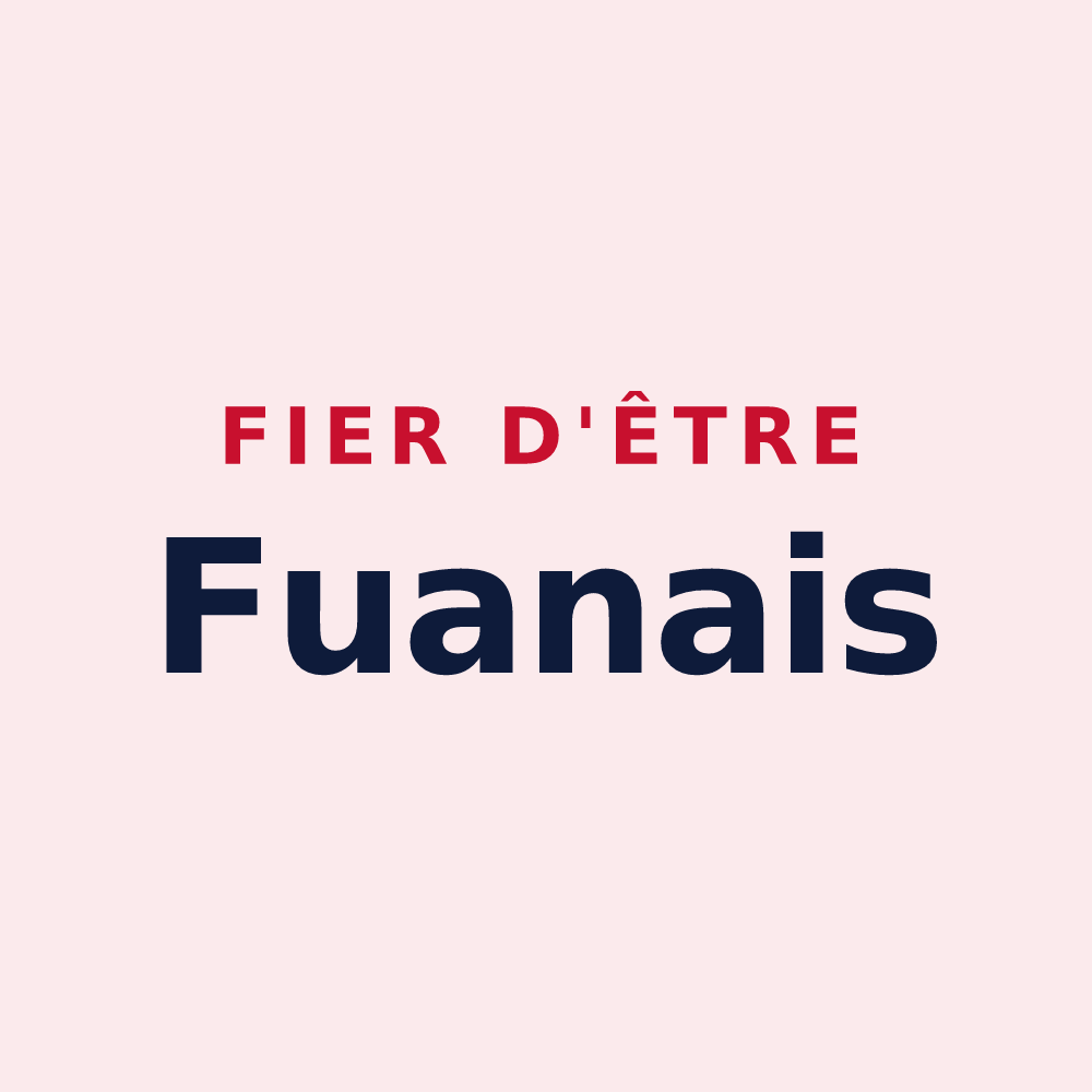 Magnet « Fier d'être Fuanais » — design pour Fuans