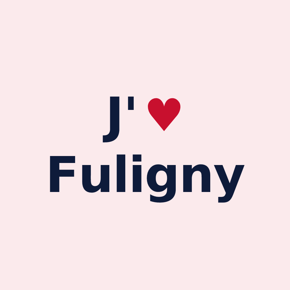 Magnet personnalisé Fuligny — design J'aime Fuligny