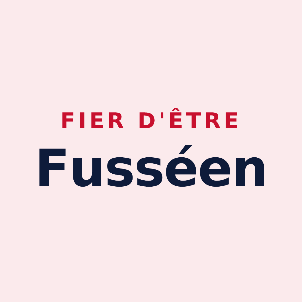 Magnet « Fier d'être Fusséen » — design pour Fussy