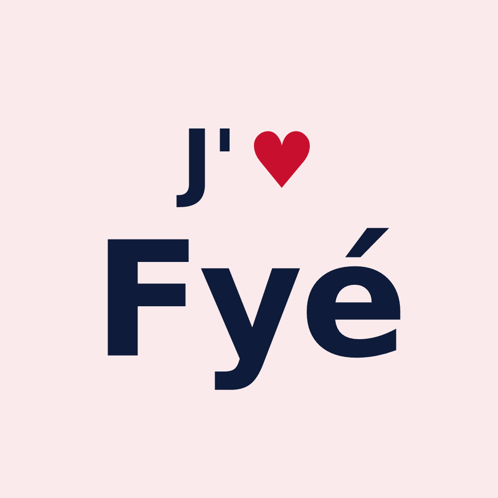 Magnet personnalisé Fyé — design J'aime Fyé