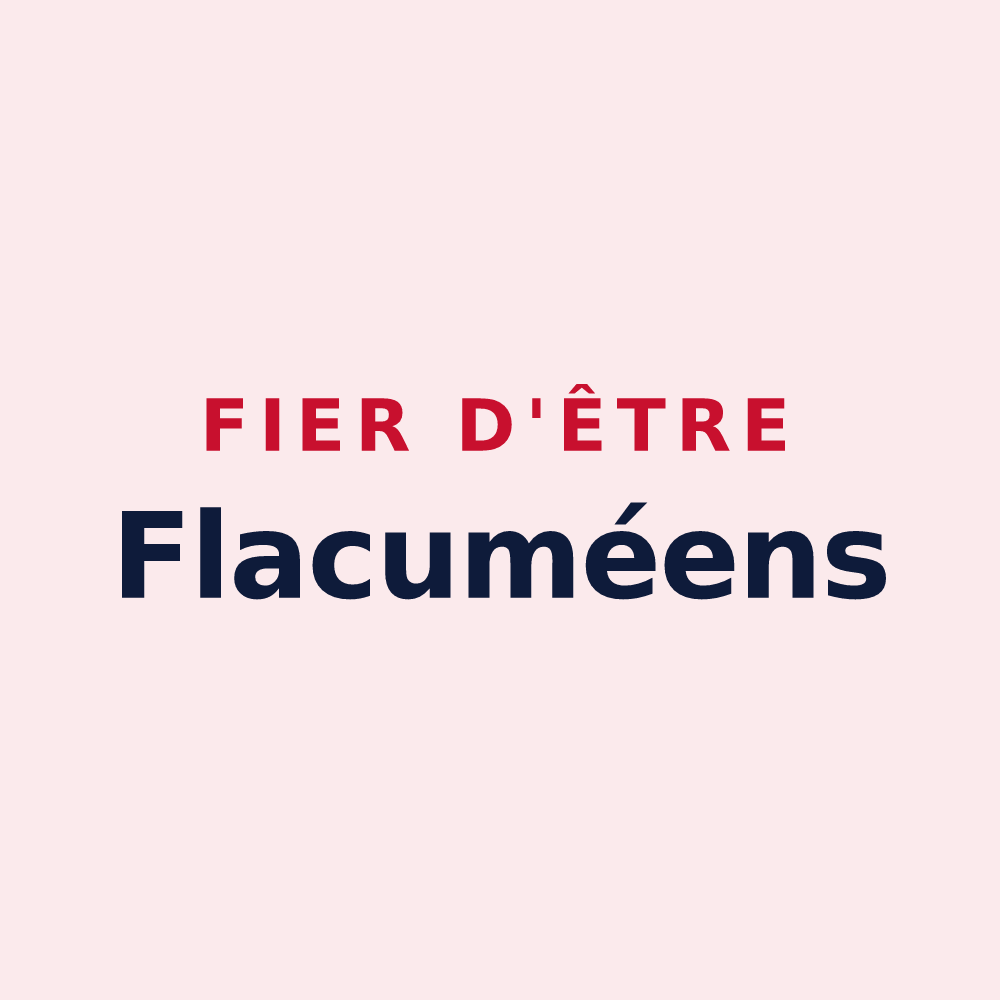 Magnet « Fier d'être Flacuméens » — design pour Fyé