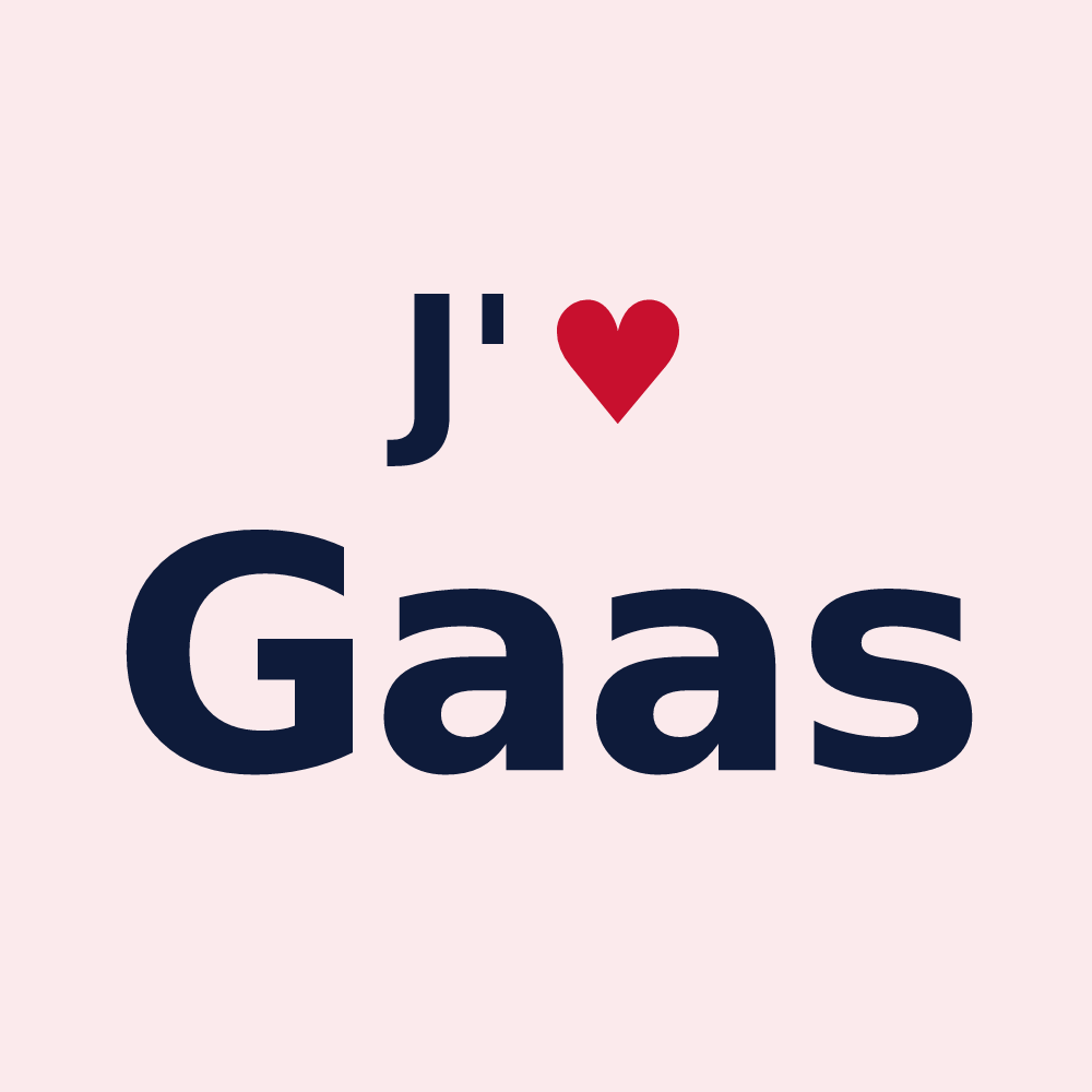 Magnet personnalisé Gaas — design J'aime Gaas