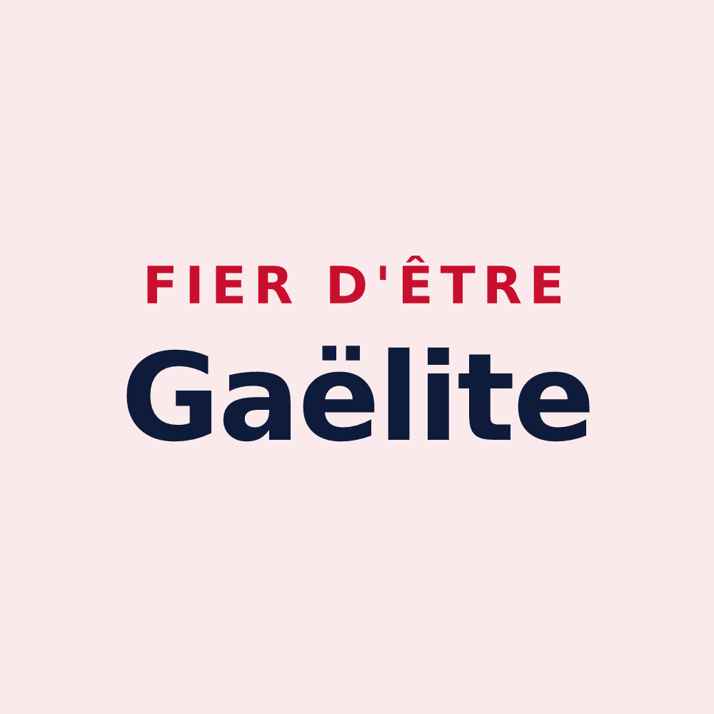 Magnet « Fier d'être Gaëlite » — design pour Gaël