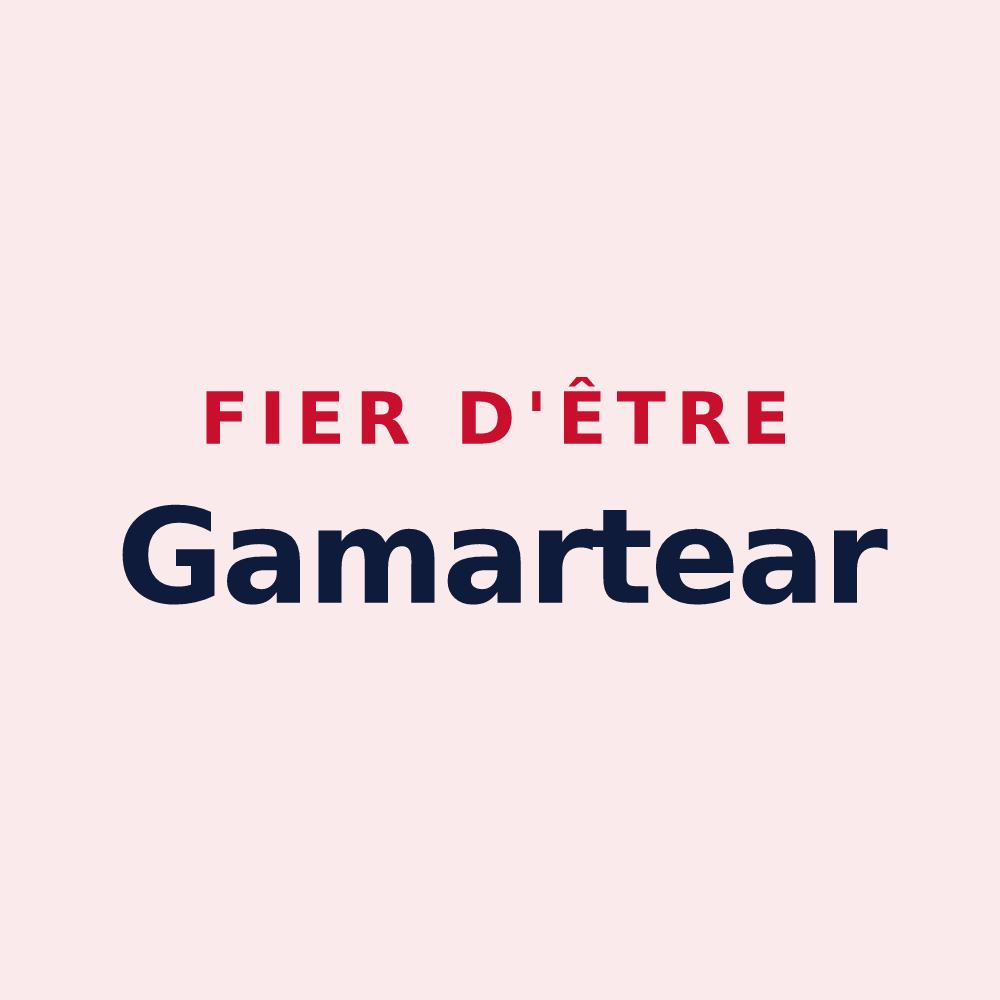 Magnet « Fier d'être Gamartear » — design pour Gamarthe