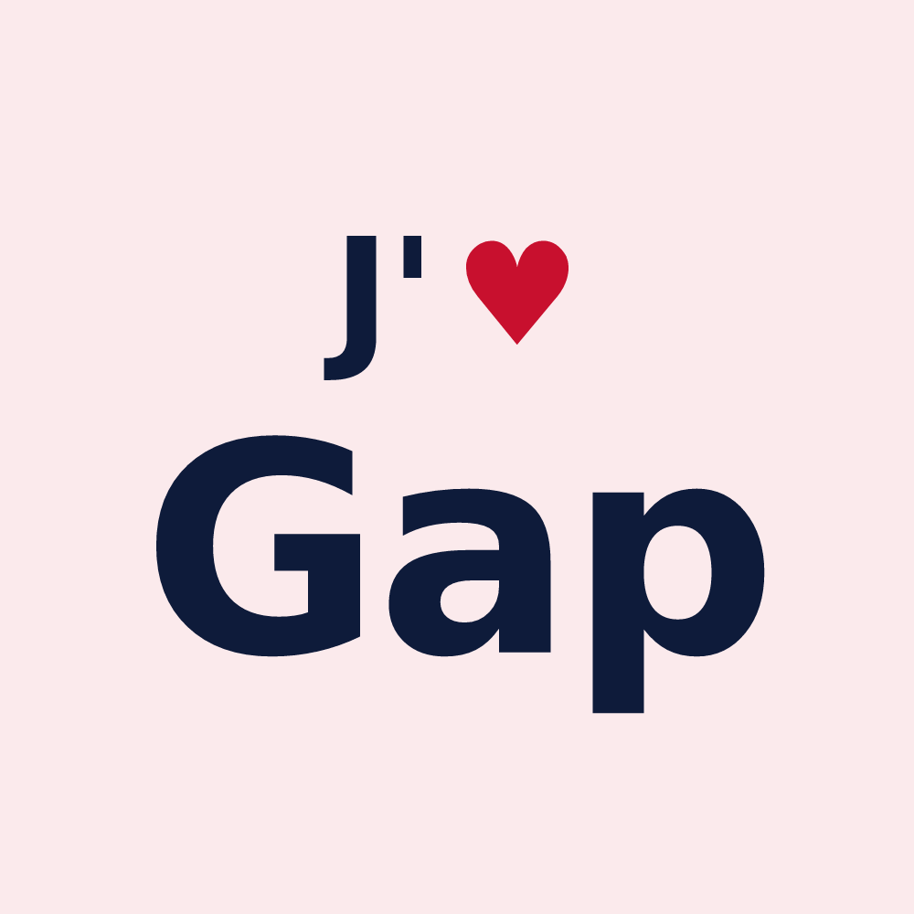 Magnet personnalisé Gap — design J'aime Gap