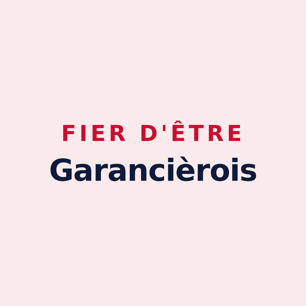 Magnet « Fier d'être Garancièrois » — design pour Garancières-en-Drouais