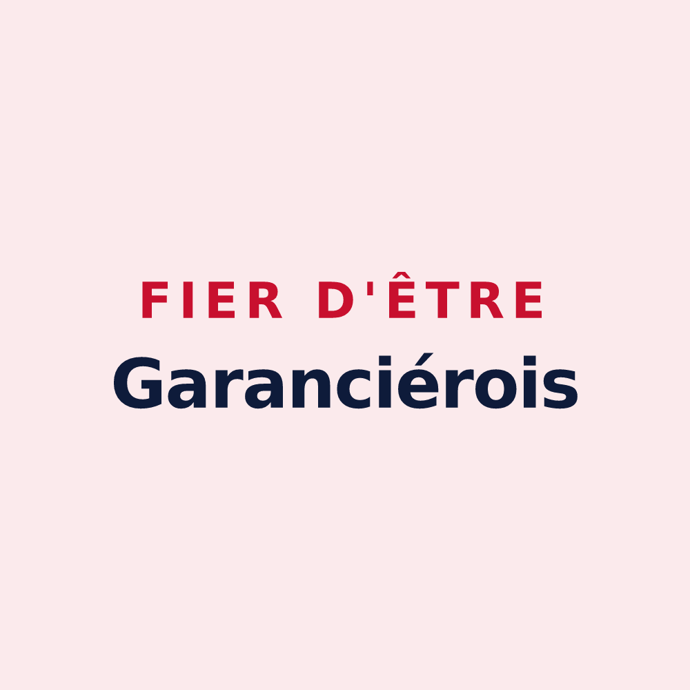 Magnet « Fier d'être Garanciérois » — design pour Garancières