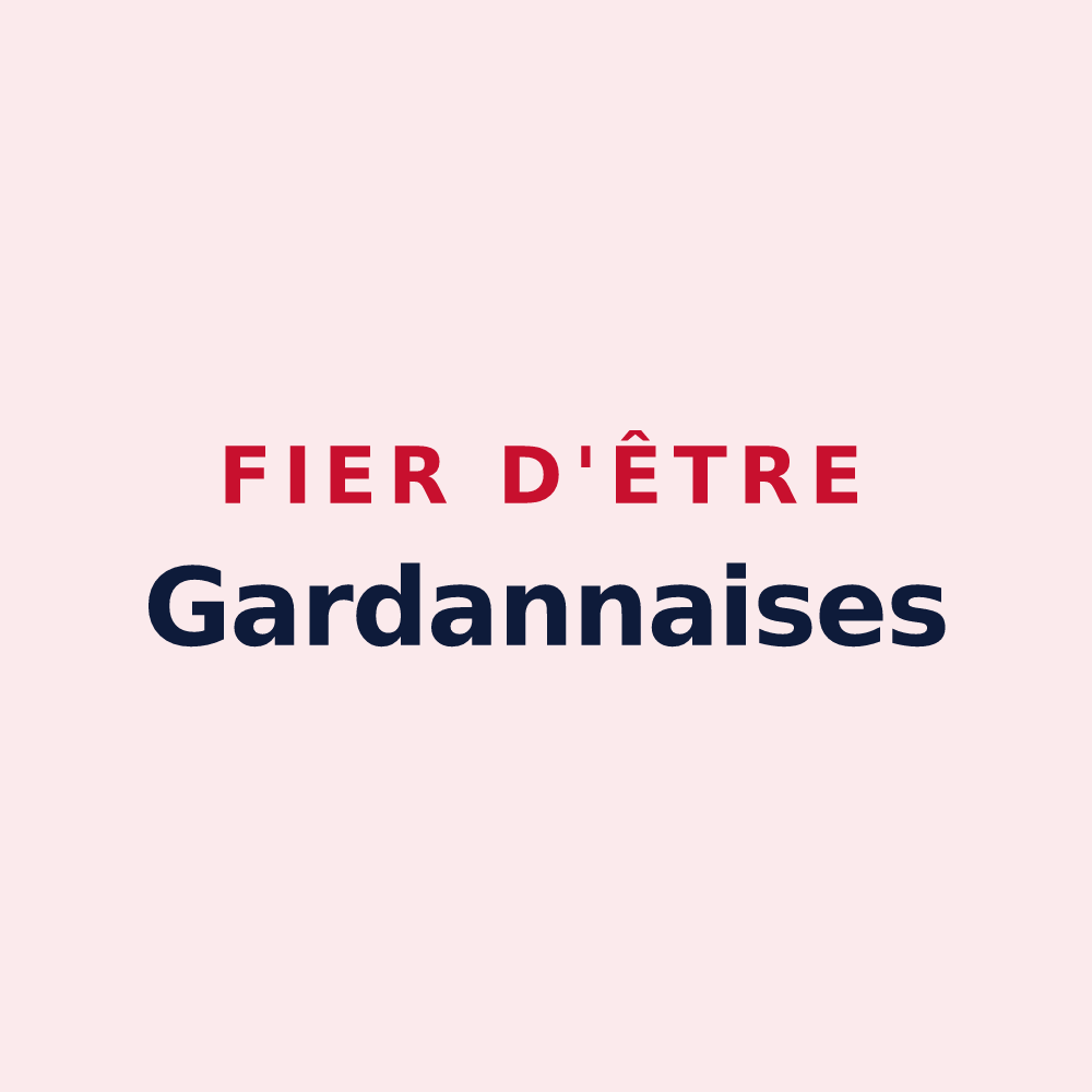 Magnet « Fier d'être Gardannaises » — design pour Gardanne