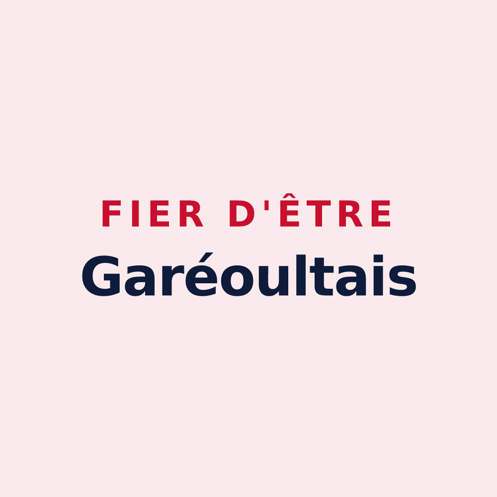 Magnet « Fier d'être Garéoultais » — design pour Garéoult