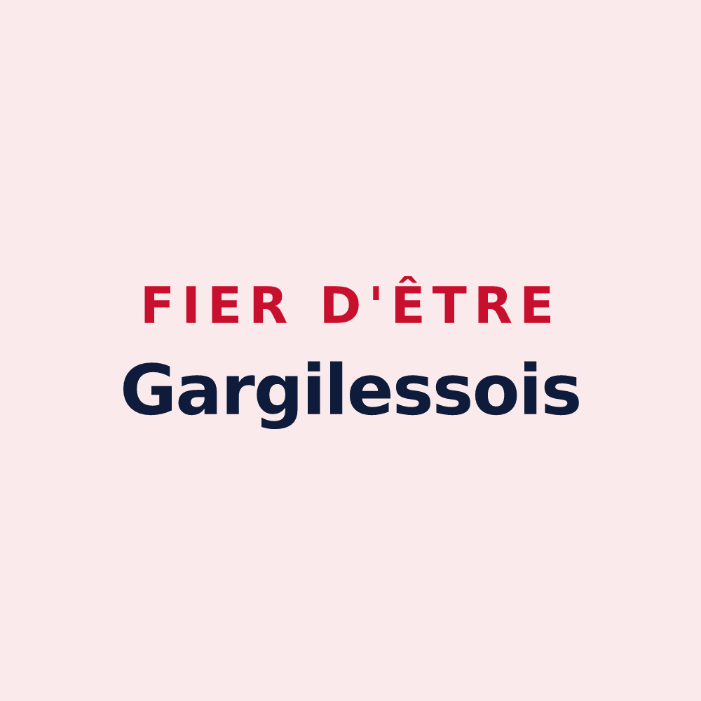 Magnet « Fier d'être Gargilessois » — design pour Gargilesse-Dampierre