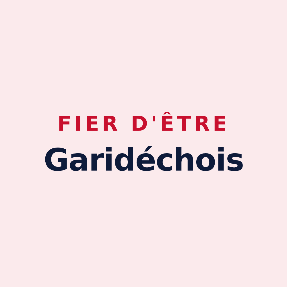 Magnet « Fier d'être Garidéchois » — design pour Garidech