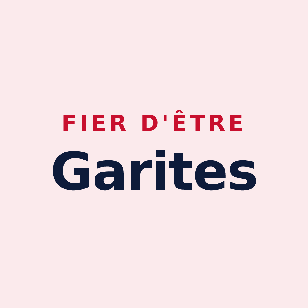 Magnet « Fier d'être Garites » — design pour Gariès