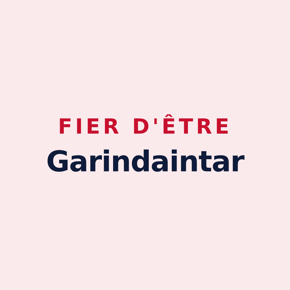 Magnet « Fier d'être Garindaintar » — design pour Garindein