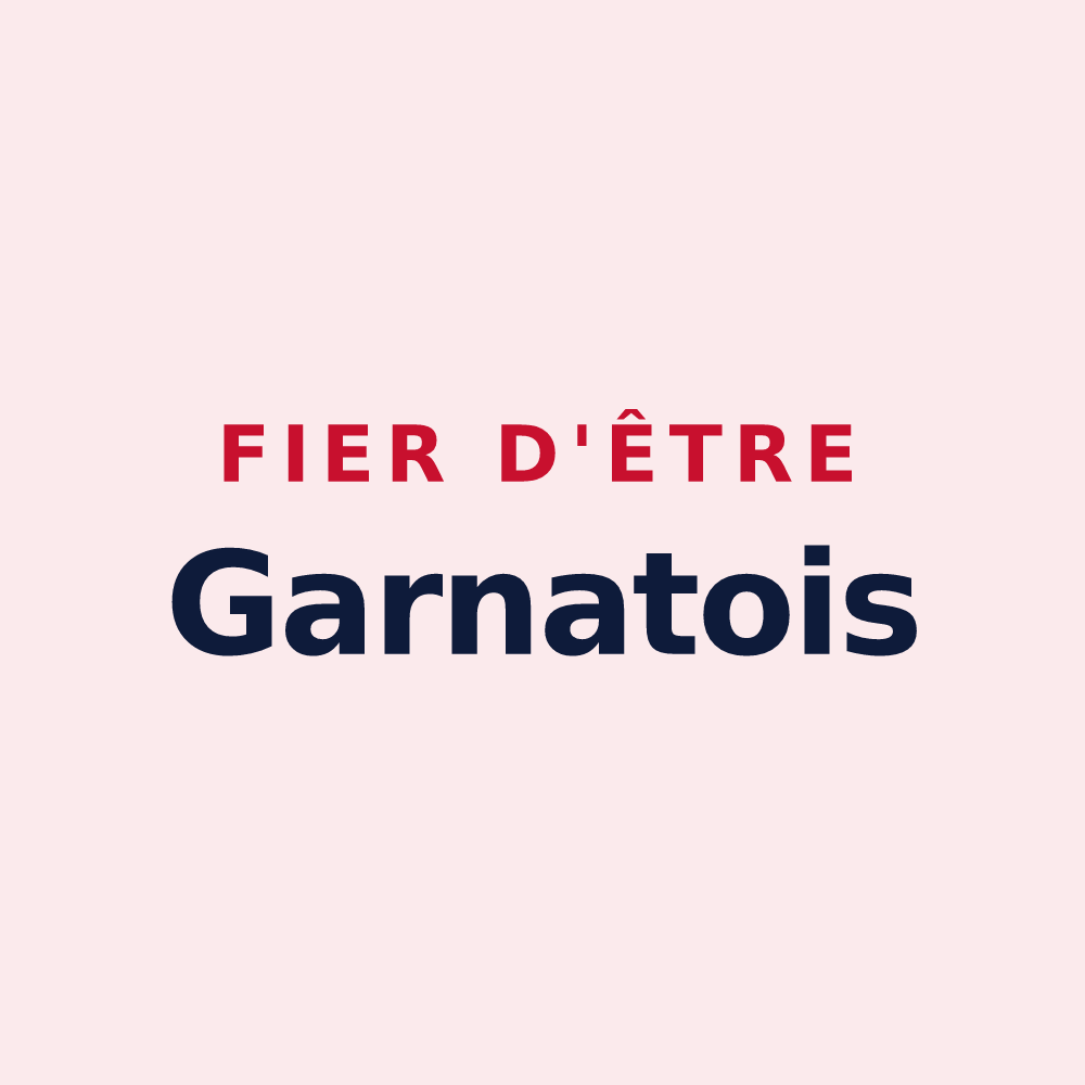 Magnet « Fier d'être Garnatois » — design pour Garnat-sur-Engièvre