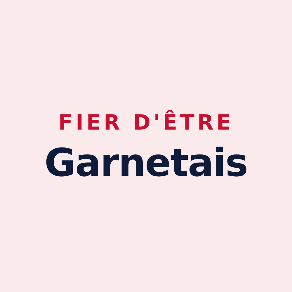 Magnet « Fier d'être Garnetais » — design pour Garnay