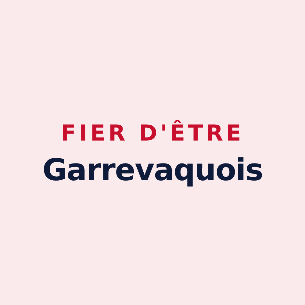 Magnet « Fier d'être Garrevaquois » — design pour Garrevaques