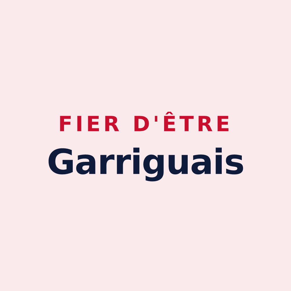Magnet « Fier d'être Garriguais » — design pour Garrigues